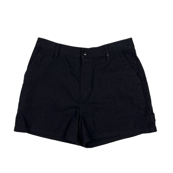 Vans Off the Wall Comber Shorts Black Chino Cotton Button-Waist Size 28 - NWOT - Picture 2 of 8